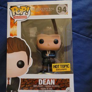 Pop vinyl Supernatural Dean as FBI agent